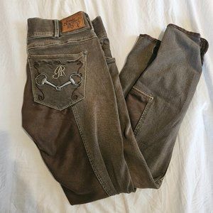 Goode rider denim suede full seat breeches